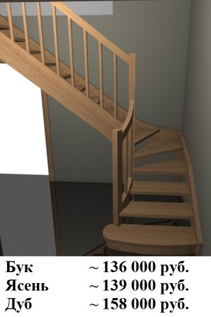 Готовые деревянные лестницы на второй этаж PROFI & HOBBY ™