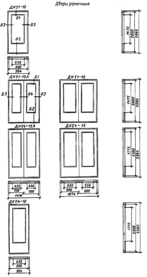 Дверные коробки. Двери деревянные для жилых и общественных зданий